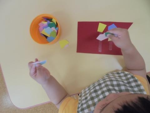 １歳児 ５月 製作 こいのぼり 蓮美幼児学園千里丘キンダースクールブログ