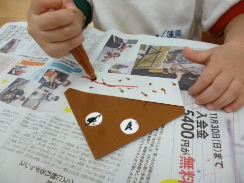 １歳児 １１月製作 秋の味覚 蓮美幼児学園千里丘キンダースクールブログ