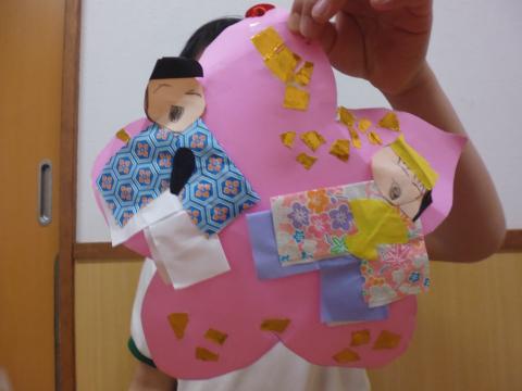 3月 4歳児製作「ひなまつり」 | 蓮美幼児学園千里丘キンダー ...