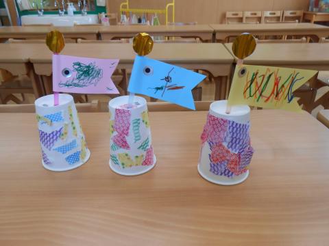こいのぼり製作 蓮美幼児学園芦屋山手ナーサリーブログ