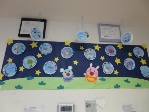 ２歳児 ８月壁面製作 蓮美幼児学園第2とよすナーサリーブログ
