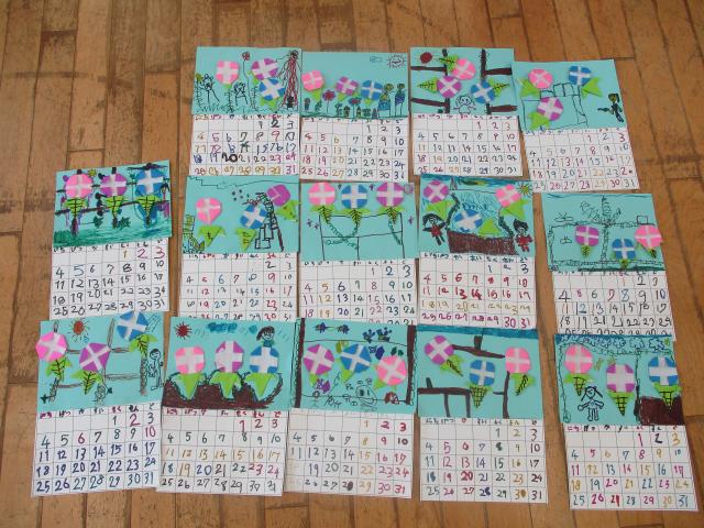 ５歳児 折り紙製作 あさがお 蓮美幼児学園千里丘キンダースクールブログ
